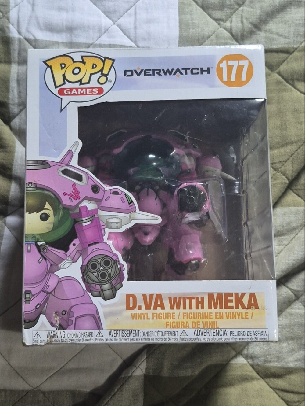 Funko Games Overwatch D.Va with MEKA Vinyl Figure - Pink